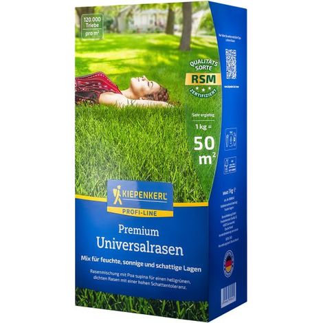 Kiepenkerl Profi-Line Premium Universalrasen mit Poa supina, 1 kg - 1089042 (1/3)