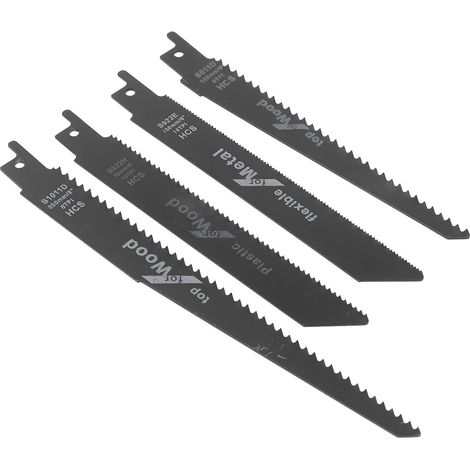 Säbelsägeblätter zum Schneiden von Holz, Kunststoff und Metall, Säbelsägewerkzeug-Set (1/5)