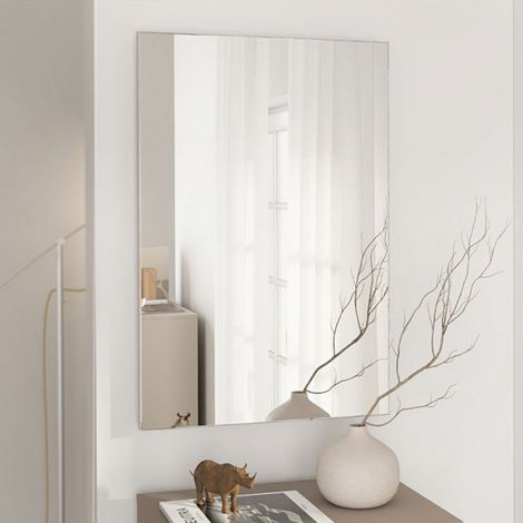 Specchio Pinerolo, Forma Rettangolare, 51x76.5h cm Bianco (1/5)