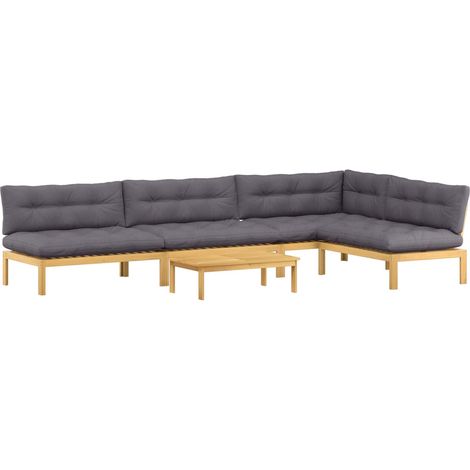 Maison Exclusive - 5 Stück Garten Pallet Sofa Einheiten Massivhol