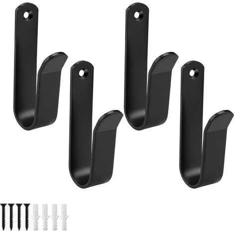 4-teilige Snowboard-Wandhalterung, horizontale Snowboardstütze, Wandhalterungsclip für Snowboards mit Schrauben und Dübel, geeignet für Skier, Snowboards und Skateboards