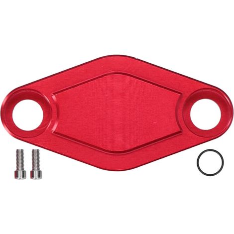 Abdeckung für die Feststellbremse, Feststellbremsblock aus Aluminium, kompatibel mit TRX 450R / TRX 400EX / TRX 300EX aller Baujahre (D (rot)) (1/4)