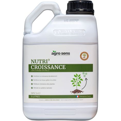 Nutri Croissance - Engrais liquide spécial croissance - 5 litres (2500 litres de préparation) (1/5)