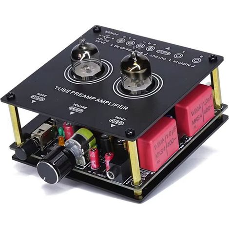 Convient pour l'amplificateur de puissance à tube à vide Hi-Fi 6N51, Bluetooth 5.3, puce STA540, sortie 38W, amplificateur de puissance domestique.