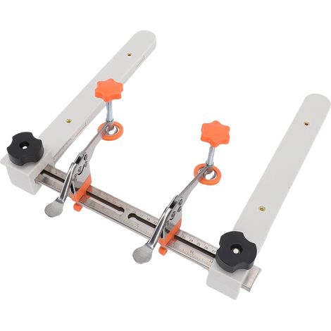 1 Kit Gabarit Coulisses Tiroir Meuble Rail Aimanté de Pose Outil d'Installation avec 2 Serre-Joints (1/5)