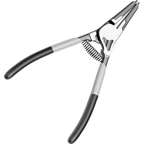 (7 inch) Multifunctional circlip pliers with a comfortable, non-slip handle, suitable for automotive, home, and professional use. (1/5)