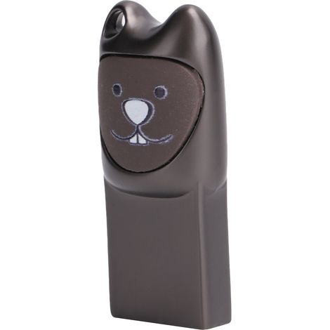 Clé USB 2.0 en métal avec motif dessin animé, compatible Android, grise, 128 Go (1/5)