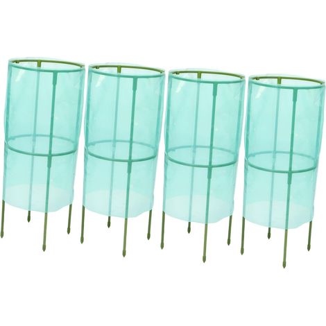 Lot De 4 Housses De Protection Coupe-Vent pour Plantes De Jardin Plates-Bandes Légumes Plantes Filet De Protection pour Potager pour Housses pour (1/5)