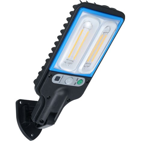 Applique murale solaire LED ultra-lumineuse pour jardin extérieur, étanche, avec capteur et lumière intense. (1/5)