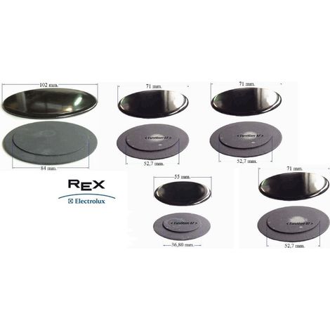 REX ELECTROLUX ZOPPAS PIATTELLI SPARTIFIAMMA CUCINA 5 FUOCHI 3 MEDI S 4445 (1/2)