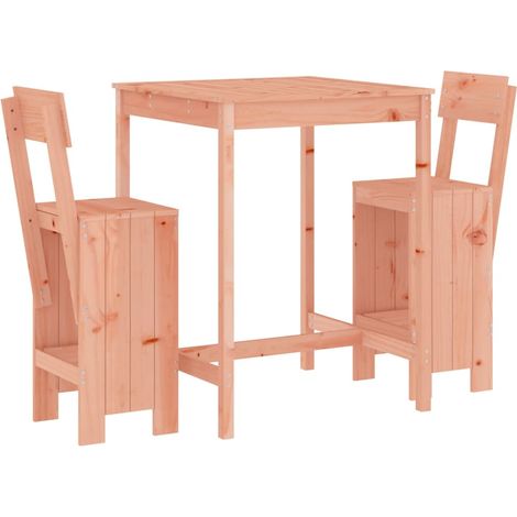 Maison Exclusive - Set da Bar da Giardino 3 pz in Legno Massello di Douglas