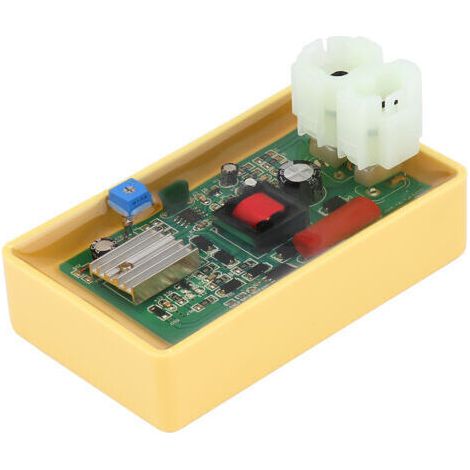Boîtier CDI CC à 6 broches réglable, compatible avec les moteurs GY6 des scooters et quads 50cc, 60cc, 125cc et 150cc. (1/5)