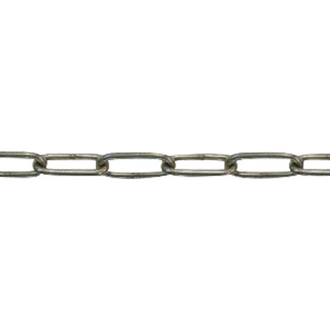 M Chaîne à MAILL Long Diamètre 2 Inox A4 (vendu au m) - 100 pièces