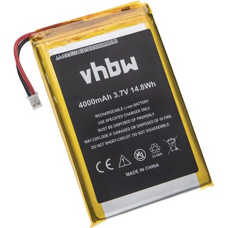 vhbw Batería reemplaza Technaxx 4630, TE4630 para telefonillo, video-telefonillo (4000mAh, 3,7V, Li-Ion)