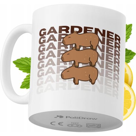 Lustiger Kaffee- oder Teebecher für Gärtner mit witzigem Textdesign – ideal für Geburtstage, Namenstage, Feiertage und besondere Anlässe. Hochwertiger Becher für Zuhause, Büro und Arbeit. Farbe: Weiß,