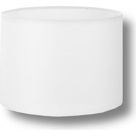 Stoff Lampenschirm Weiß für Tischleuchte Ø20cm BAHATI (1/2)