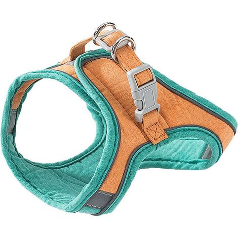 Cat Carrier and Leash, Comfortable Cat Walking Jacket with Leash, Cat Vest Leash Chest Carrier Anti Breakaway（2—4kg) (1/3)