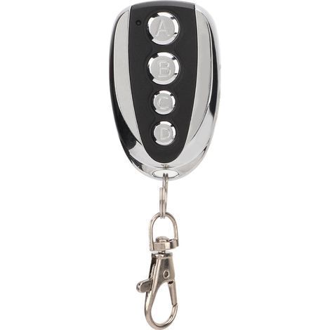 Télécommande sans fil de clonage 433.92 MHz 4 touches copie d'apprentissage pour ouverture de porte de garage portail voiture LED (1/5)