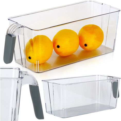 Kühlschrank-Organizer-Behälter mit Griff, 30 x 13 x 11,5 cm, ausgezeichnete Haushaltsware 229184 (1/5)