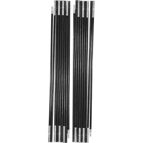 Kit de cadres d'auvent de tiges de Support extérieures de barres de poteau de tente de Camping en fibre de verre de 4.9M (1/5)