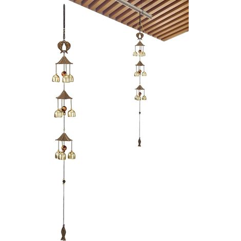für draußen Glückswindspiel 3 lagiges Hofglockenspiel aus