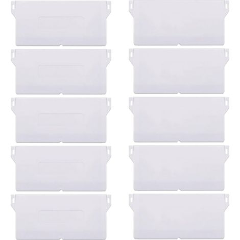 Store Vertical en Poids,10 pcs Plaque de Lestage Poids pour Stores Verticaux Poids de Store Vertical Lattes,pour Rideaux Remplacement de Plaques Cassées Stores Veranda,100mm Blanc (1/5)
