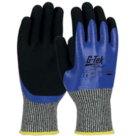 Guanti antitaglio doppia spalmatura Industrial Starter 16-CUT229MS - 8 (M) - Blu notte