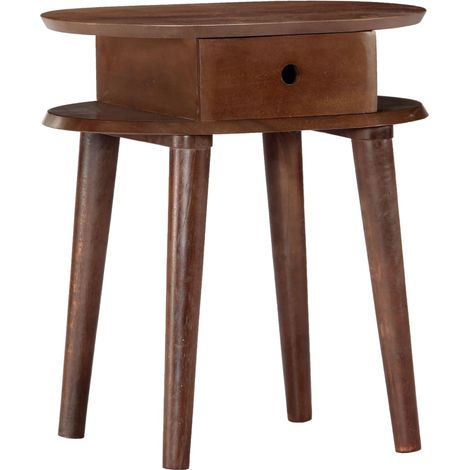 Nachttisch 50x35x55 cm Massivholz Akazie