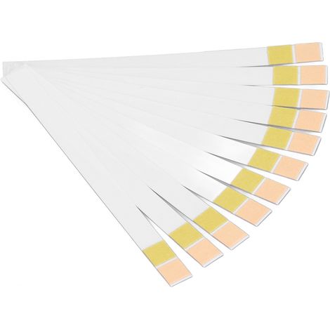 Boîte de 100 bandelettes de test, bandelettes de test acide-base de précision pH 4,5-9,0 pour les cosmétiques, l'eau potable et les tests de sol. (1/5)