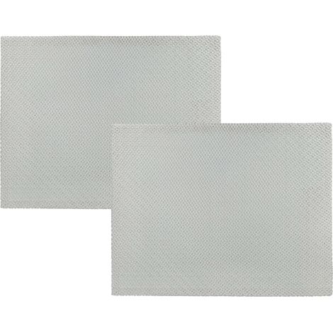 vhbw 2x Filtro metálico de grasa compatible con Whirlpool AKR 973 857897301130 campana extractora metal