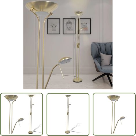 Lampadaire à LED à éclairage réglable 23 W Lampadaire Salon sur Pied (1/5)