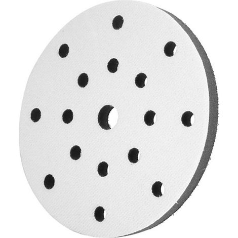 Weicher Polierschwamm mit 150 mm Durchmesser zwischen den Schleifpads (15 Löcher) (1/5)