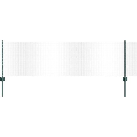 Maison Exclusive - Schweißdrahtzaun mit Pfosten 50 x 0,6 m (B x H
