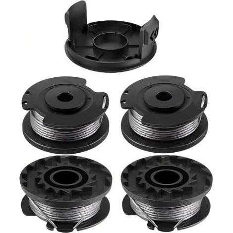 robuste Nylon-Trimmerfadenspulen + 1 Trimmerschutzhülle, Ersatzfadenspule kompatibel mit Bosch EasyGrassCut 23, 26, 18, 18-230, Modelle ART 23 SL, 26 SL
