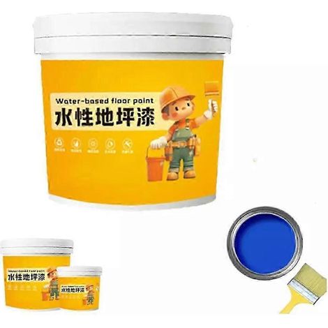 Peinture époxy imperméable à base d'eau pour sols, peinture antidérapante à séchage rapide pour sols (1/5)