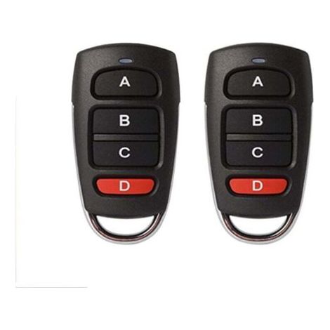 BUNTHAUS PA Télécommande Universelle Portail 433 MHz Duplicateur Sans Fil Clonage 433,92 MHz 2 Pièces (1/4)