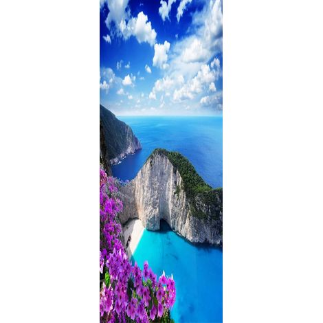 Türsticker – Selbstklebende Türfolie – PVC – Wiederablösbar – Wanddekoration für Türen – Ideal für Wohnzimmer, Büro oder Schlafzimmer – 200 x 77 cm (1/5)