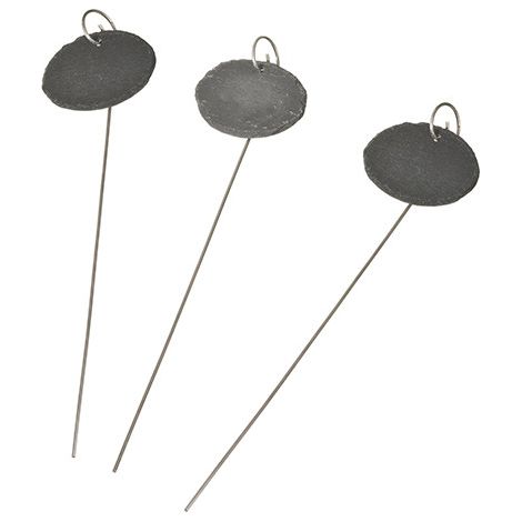 étiquette Ardoise H40cm (lot De 3) Marquage élégant Et Réutilisable Pour Jardin Ou événements. - Outside Living (1/2)