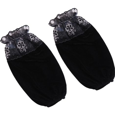 Manchettes De Protection En Velours - Imperméables Et Résistantes Aux Taches - Pour Cuisine Jardinage Et Laboratoire - Lot De 1 Paire (1/5)