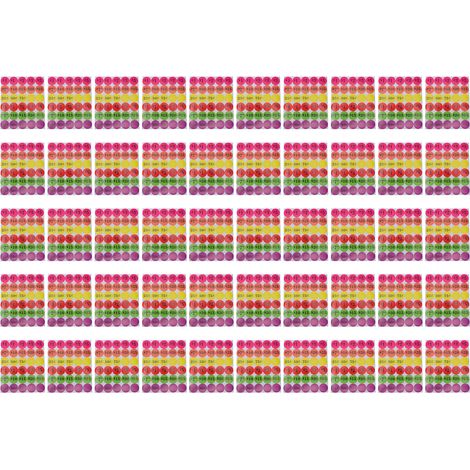 Étiquettes autocollantes rondes de prix colorées pour la vente dans les cours, garages et parkings (35F, 50 feuilles/paquet) (1/5)