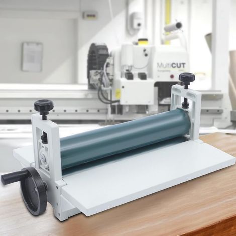 Kaltlaminiergerät, 14 Zoll 350 mm Manuell Rollenlaminator Kalte Roll Laminiermaschine Laminiergerät Manuelle Kaltlaminator Laminiermaschine für Foto Werbe Malen Buchcovern (1/5)