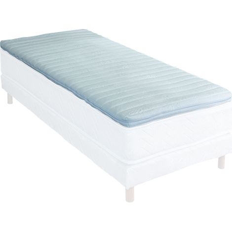 Surmatelas mousse mémoire de forme 90x190cm CONFORTLUXE
