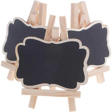 3er-Set Mini-Holztafelständer für Tischdekoration bei Hochzeiten und Partys