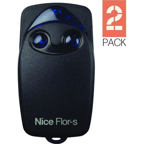 FLO2R-S Télécommande 2 canaux NICE Pack de 2