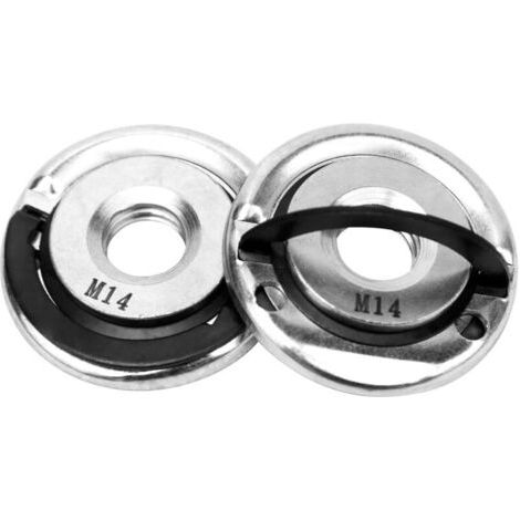 ALLIANDIS2 Pièces Écrou Serrage Rapide M14 pour Meuleuse d'angle，Écrou de Retenue pour Meuleuse D'angle (1/4)