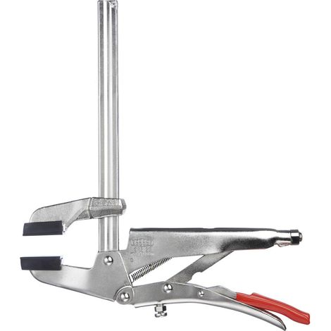 Bessey – Pince à sertir parallèle 0 - 200 mm GRZ20 – Acier résistant galvanisé – Mors parallèles pour pièces rondes et planes – Protection surfaces délicates - C96478 (1/10)