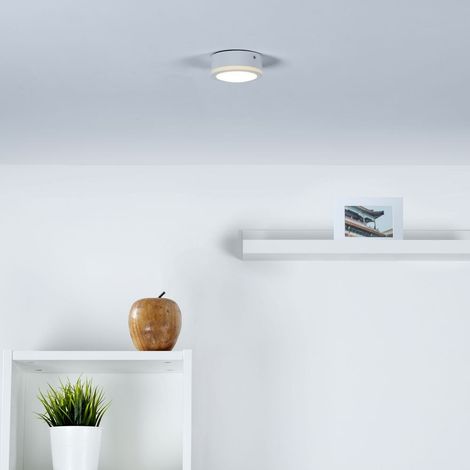 Heitronic LED-Aufbauleuchte LED LED fest eingebaut 10 W Warmweiß Weiß (1/5)