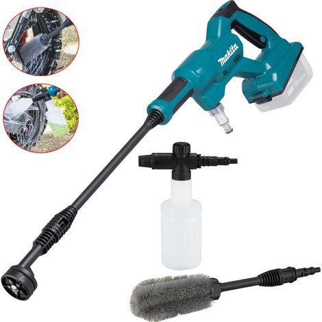 Makita DHW180Z LXT 18V Cordless Pressure Washer 5 In 1 Nozzle + Snow Foam Brush