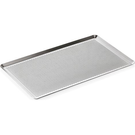 Plaque de cuisson GN 1/1 perforée 3 mm 53 x 32,5 cm aluminium - Was Germany (1/2)