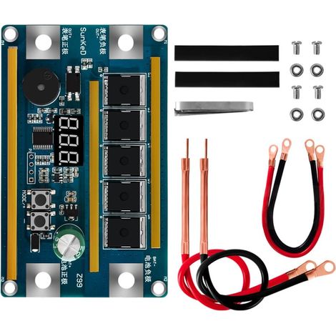 Mini Battery Spots Machine de soudage Appareil portable pour la feuille de nickel Affichage numérique intelligent (1/4)